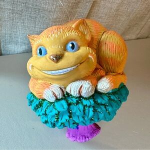 VTG Dept 56 Alice in Wonderland Cheshire Cat Christmas Ornament 1993